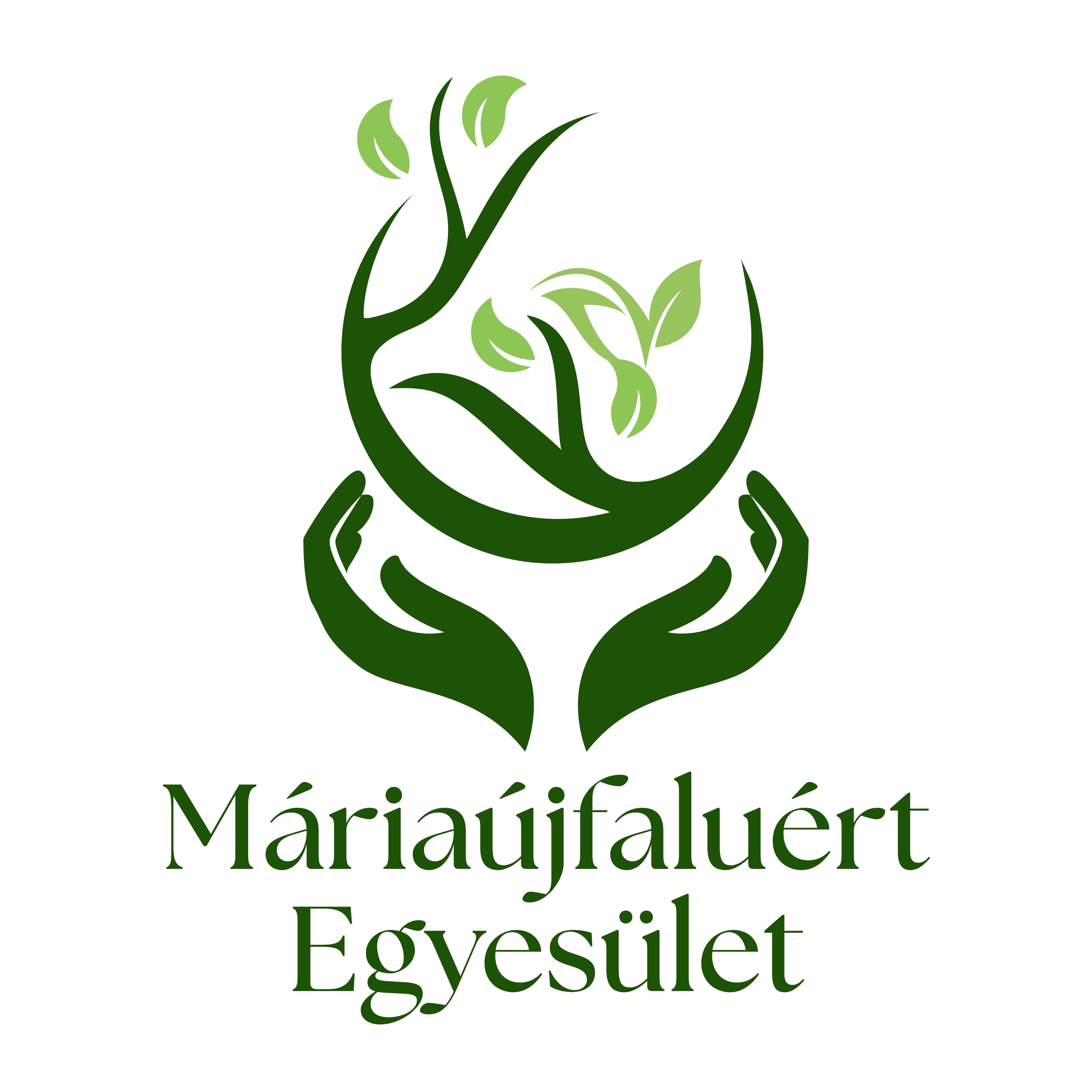 Máriaújfaluért Egyesület logó